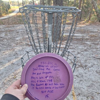 Thanks for a solid par on hole 6 Moe! RIP brother.