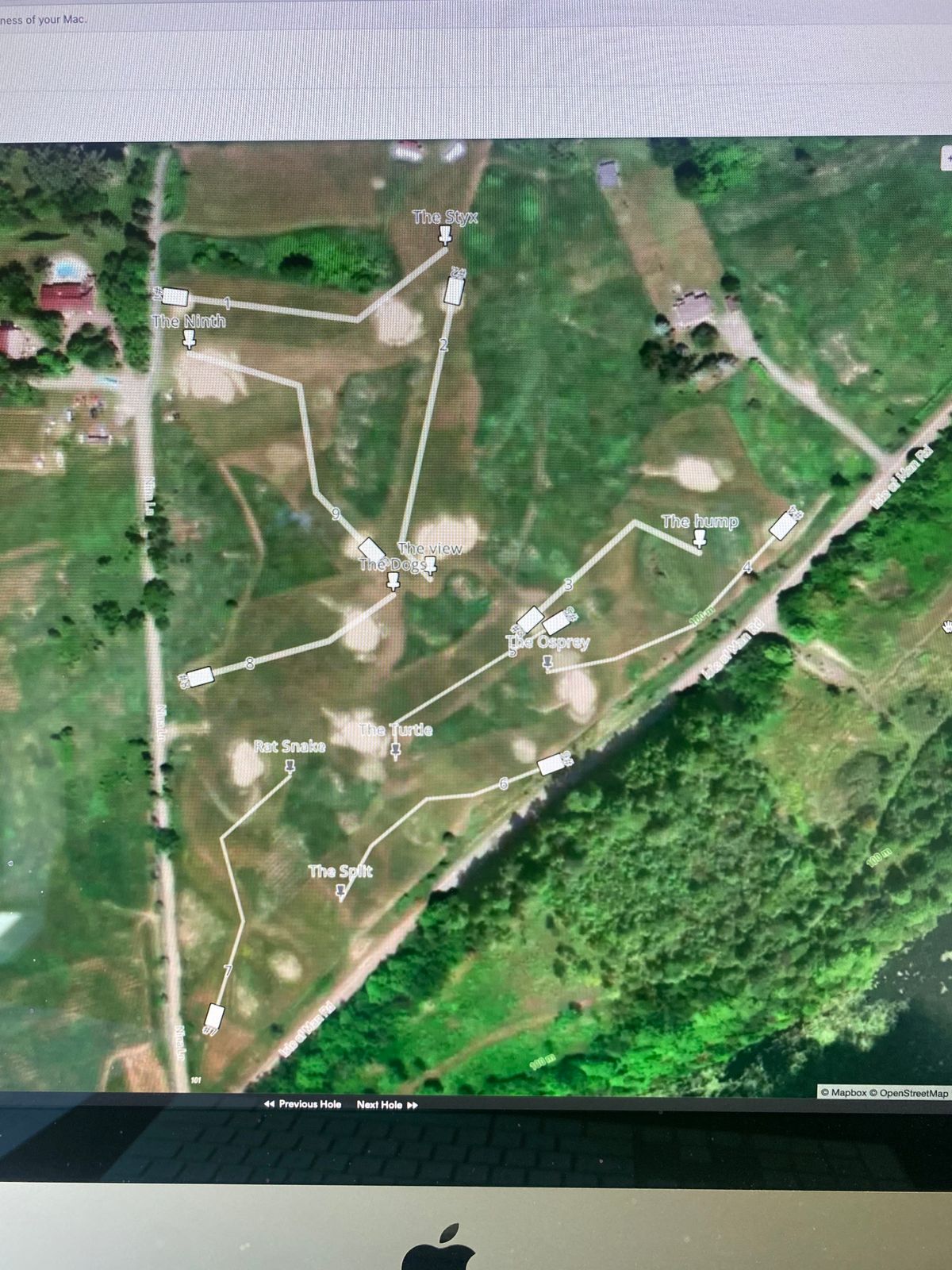 Course layout