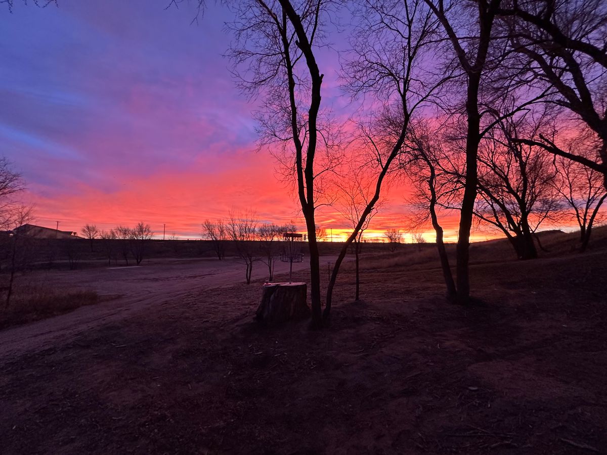 Sunrise at basket 3.