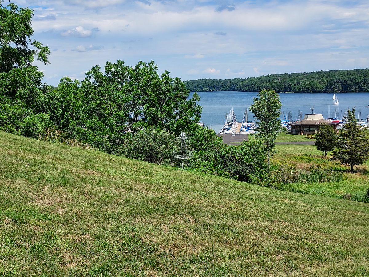 View from 15 fairway towards Marina