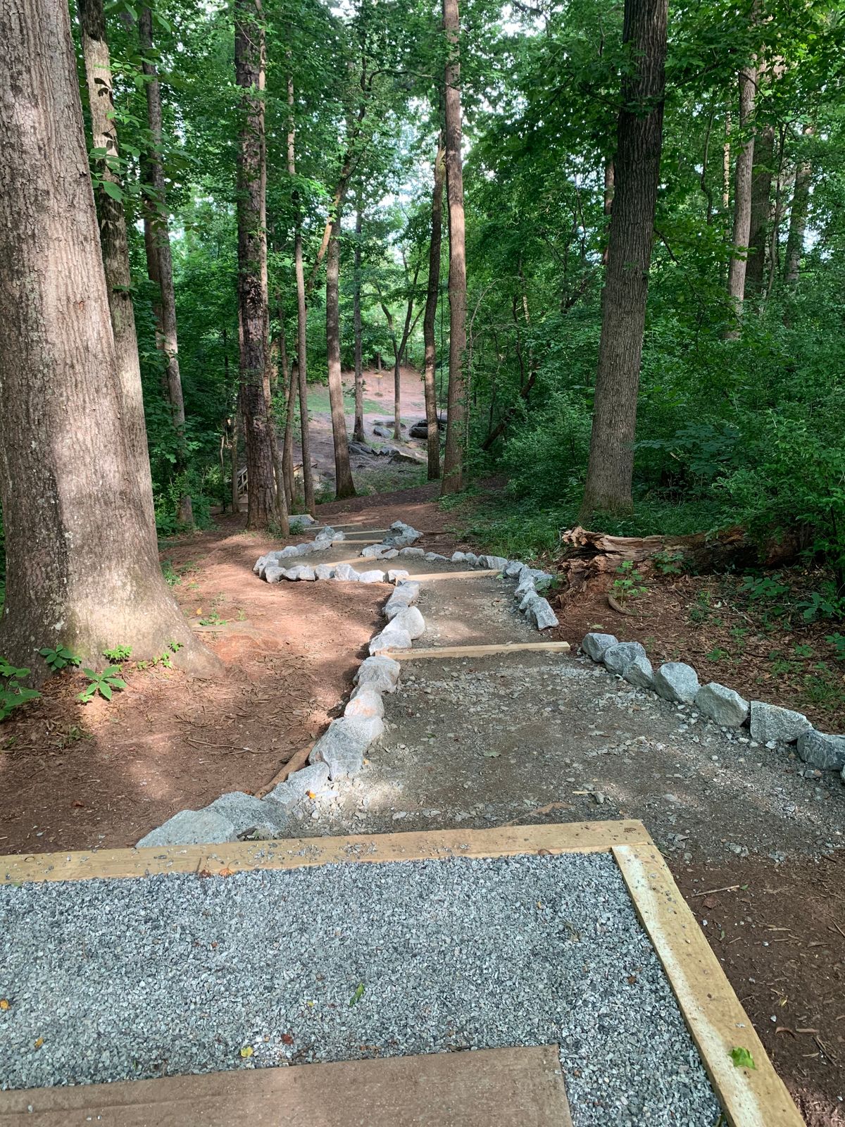 New tee box and path for hole 15