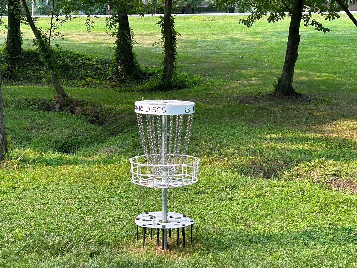 New Dynamic baskets with soccer chains underneath.