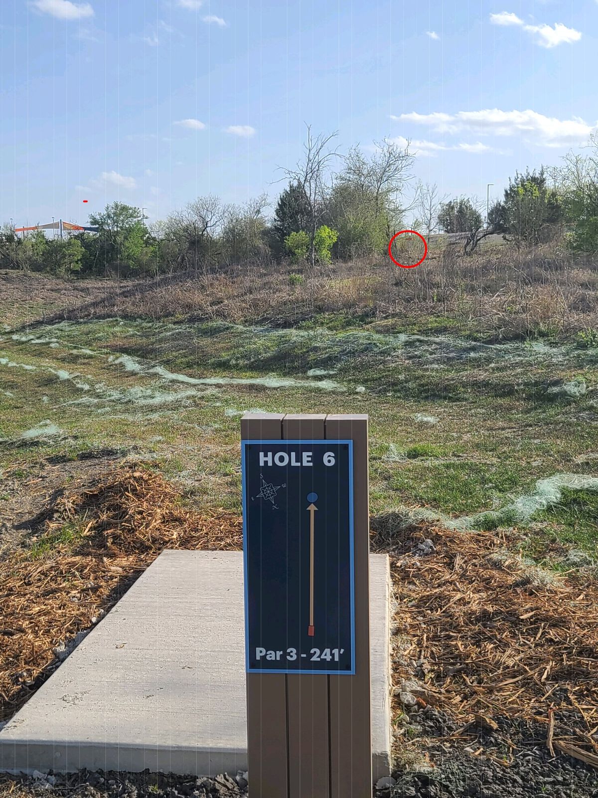 Basket is slightly visible through the gap on the left side. 