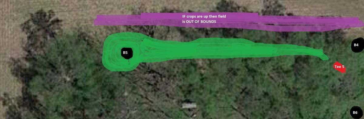 Basket 5.  Crops are out of bounds (should not be a problem)