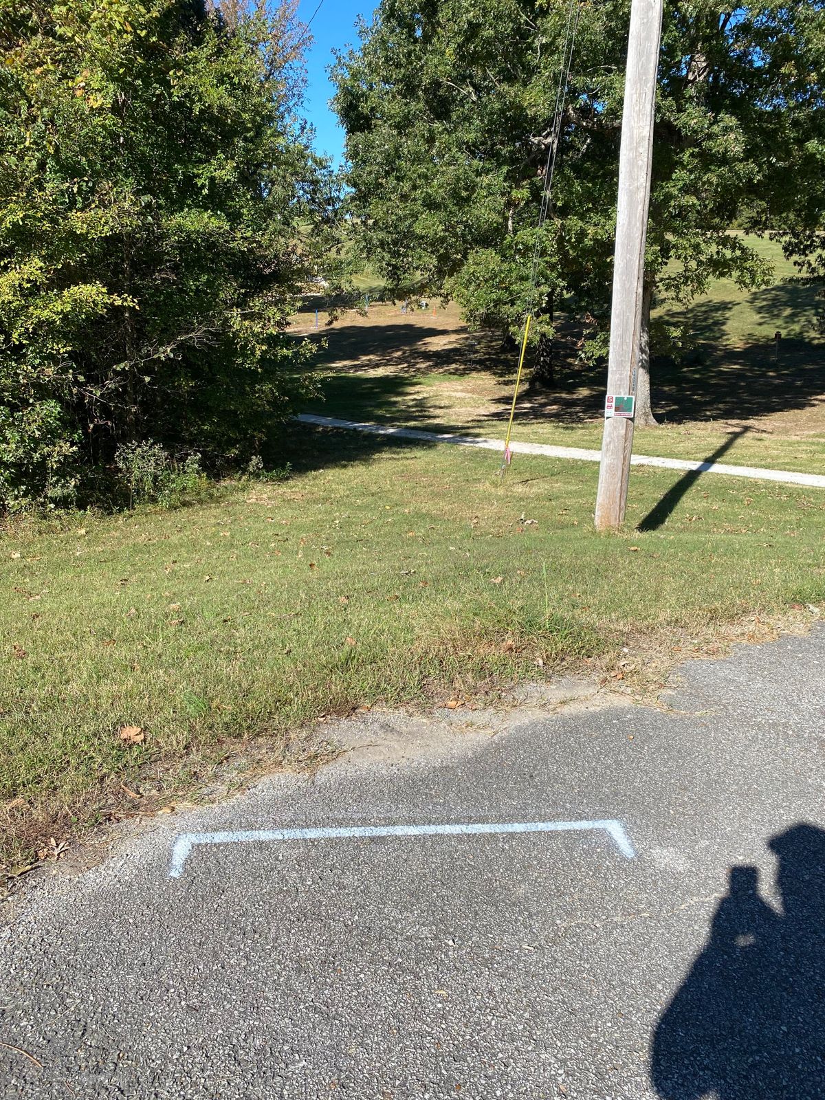 Hole 5 tee pad (red)