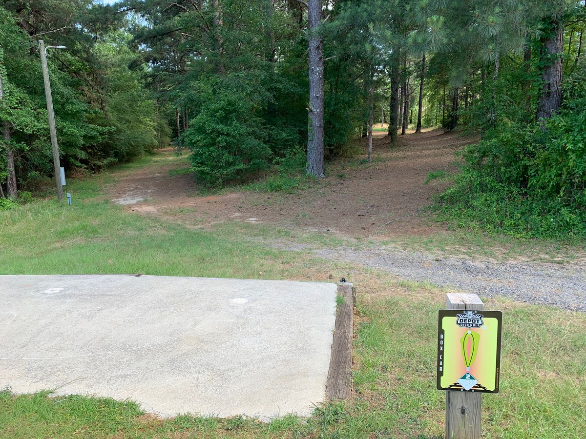 Left or right, your choice. If it’s in the “long” there is a severe drop on the backside.
