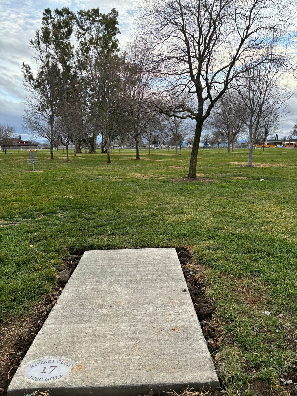 17 tee pad.  Plays to 4 target.
