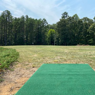 Tee pads completed.  View from hole #1