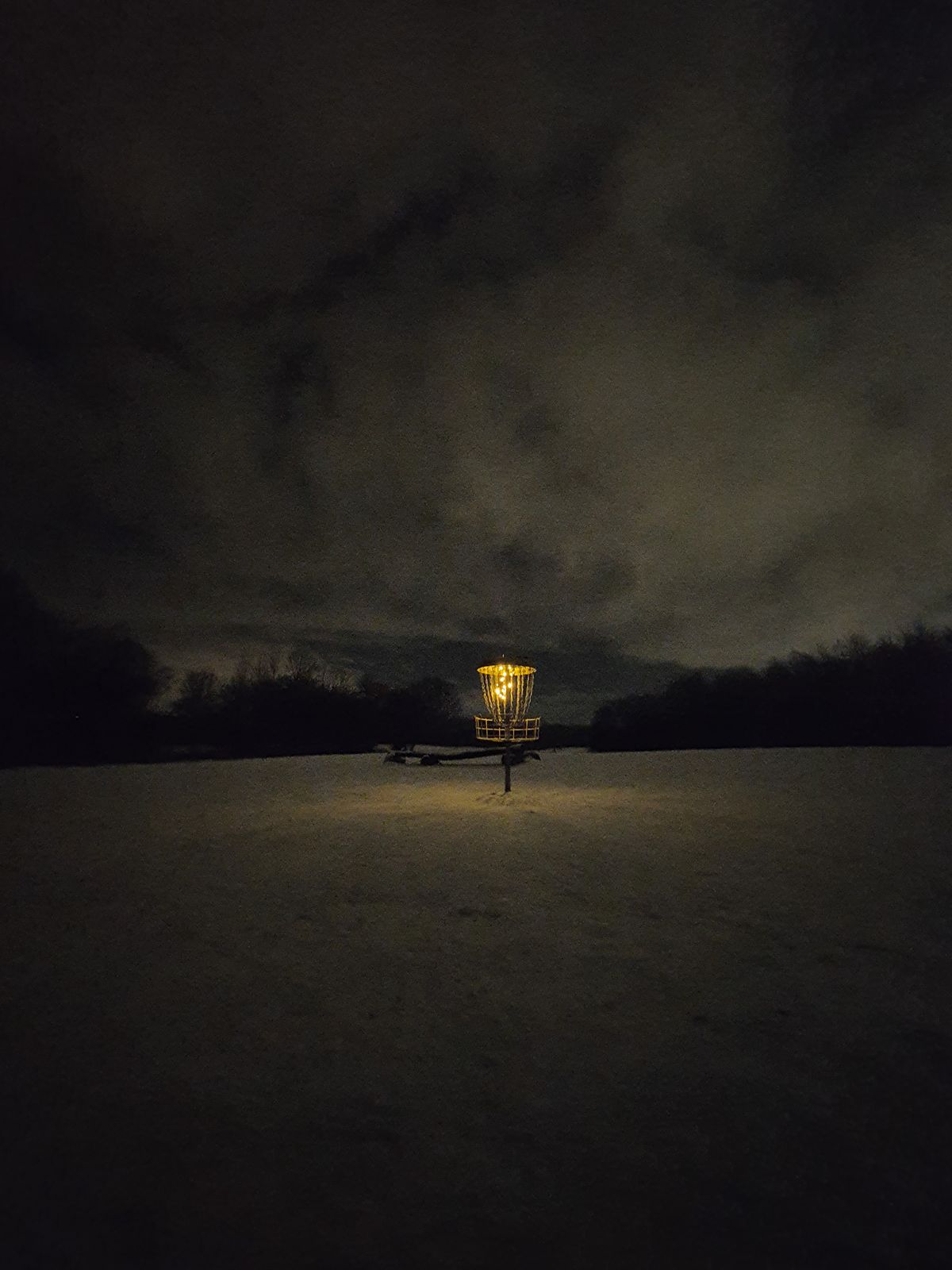 Night golf at Putting Baskets in Tilst