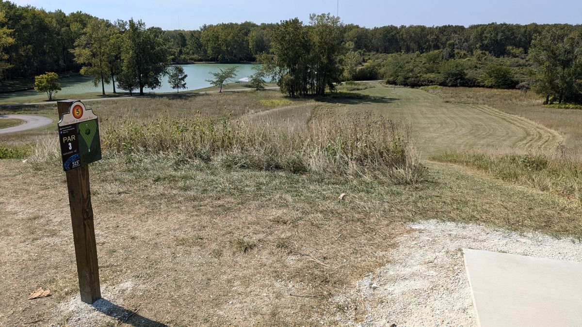 5th hole from the tee.