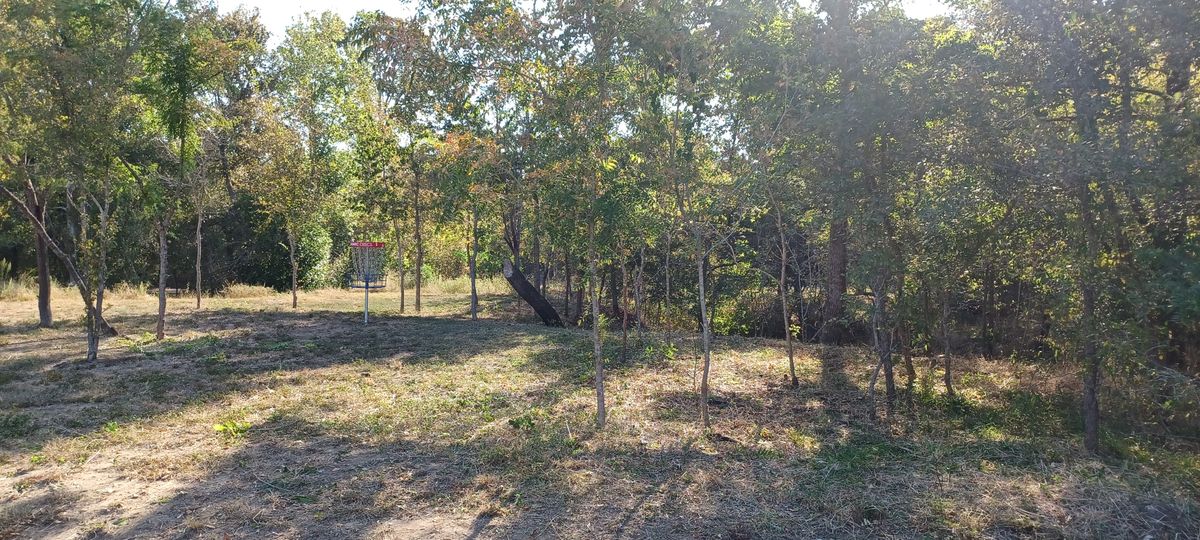Hole 1. Cleared up rough on the  right-side of the green.