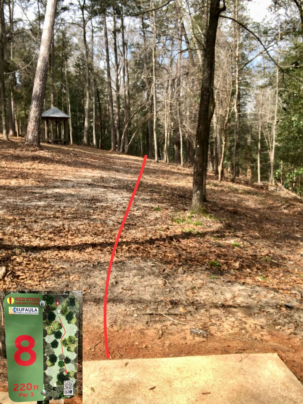 Hole 8 | SHORT pad