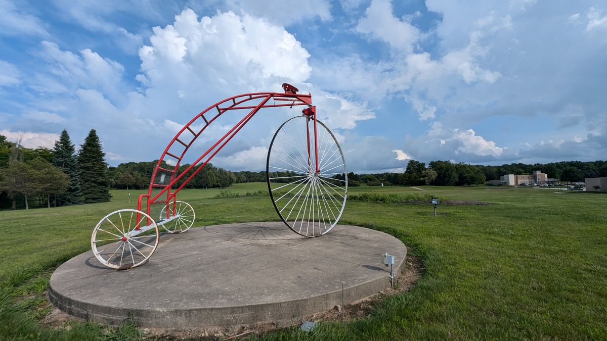 Awesome art next to the course