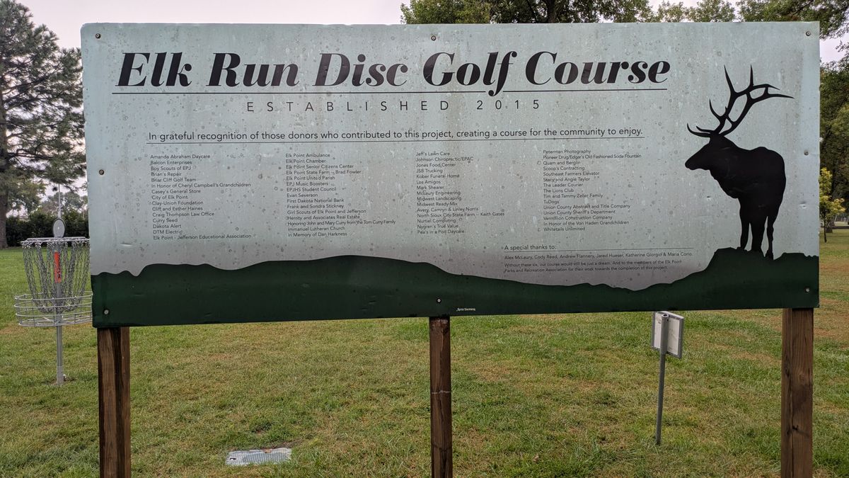 Elk Run Disc Golf Course