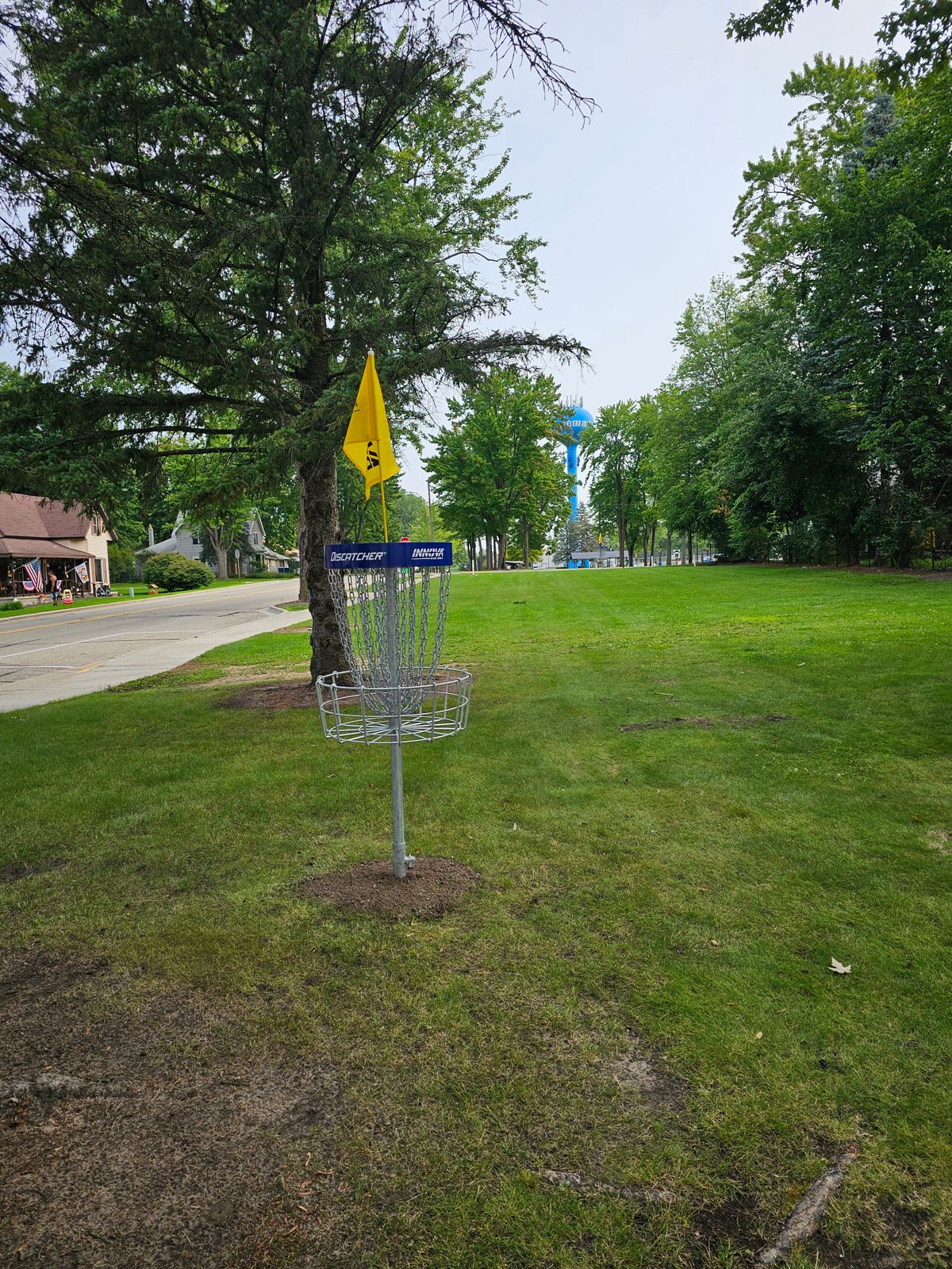 Hole 6 basket to tee.