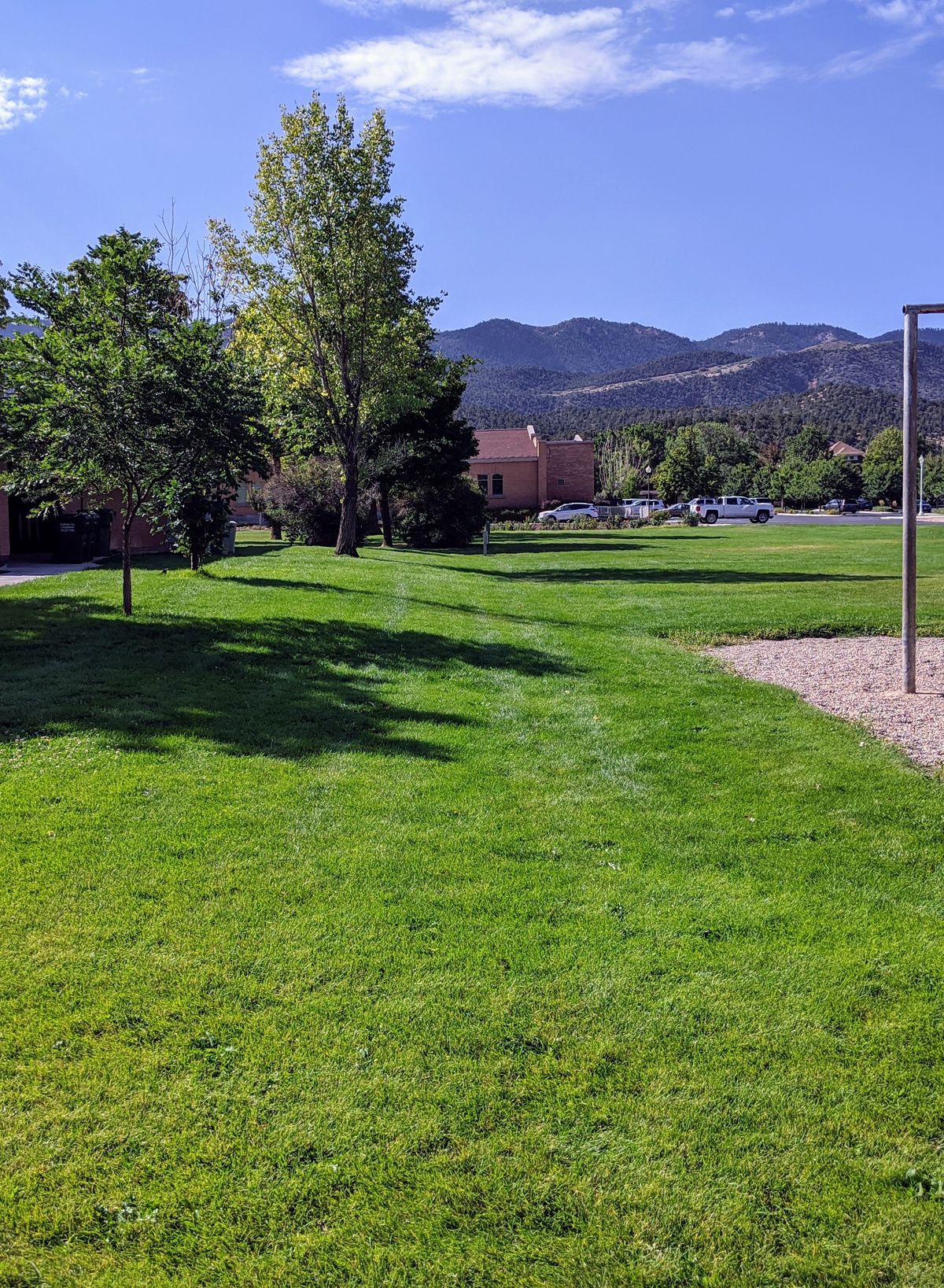 Hole # 3 242 ft Par 4. Throw from the sidewalk