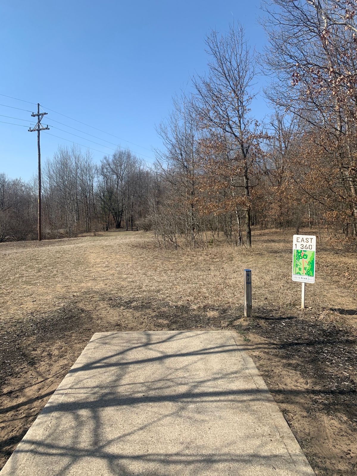 Hole 1 east
