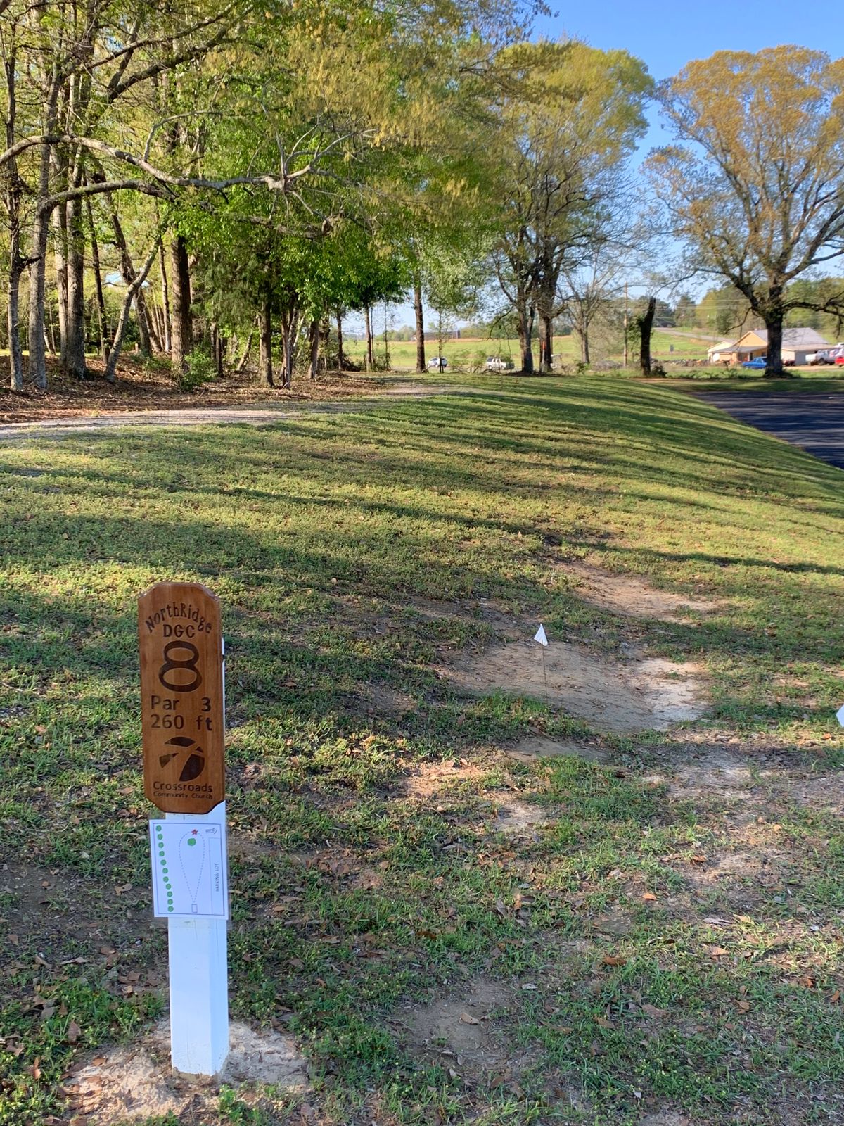 Hole 8 tee