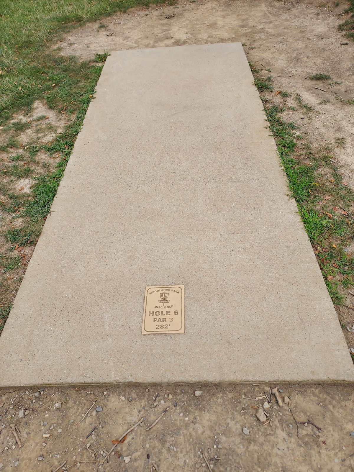 Hole 6 tee