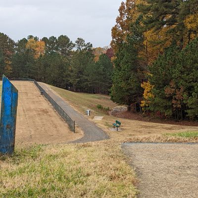 Long tee for 15. Huge elevation!