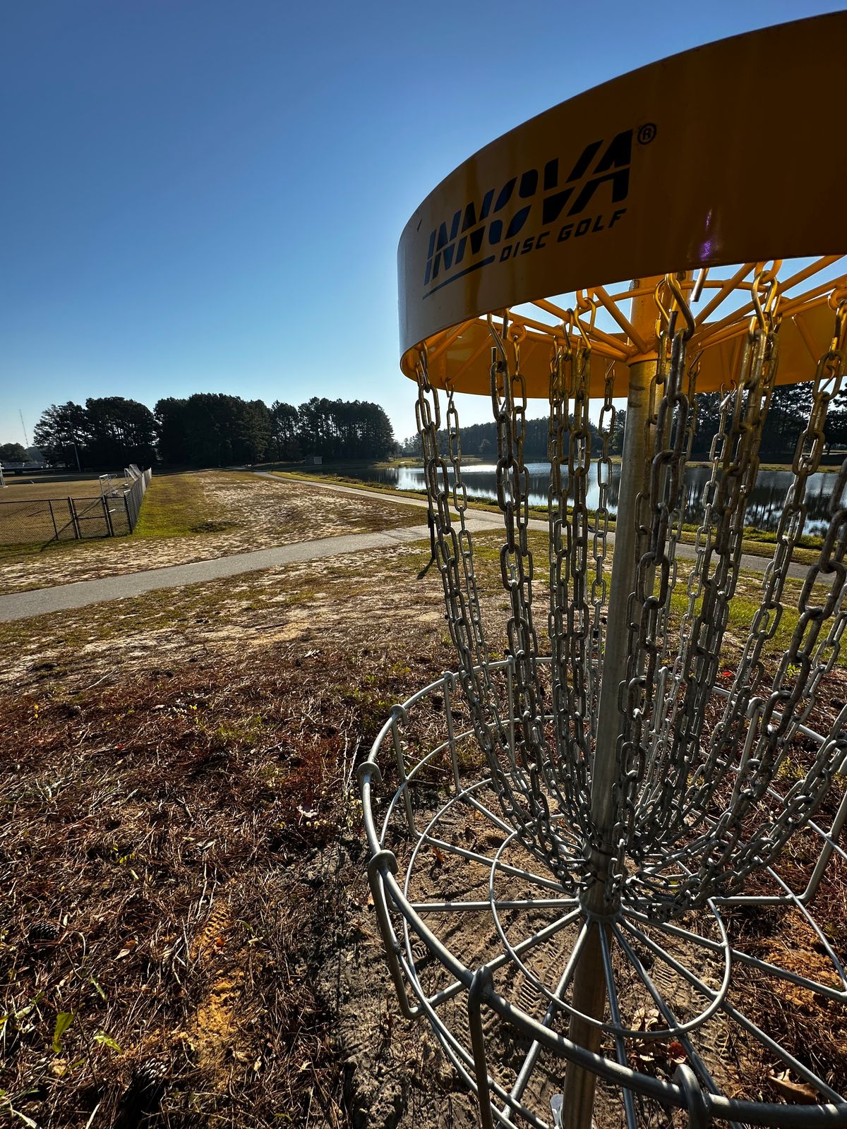 Looking back at Hole 14