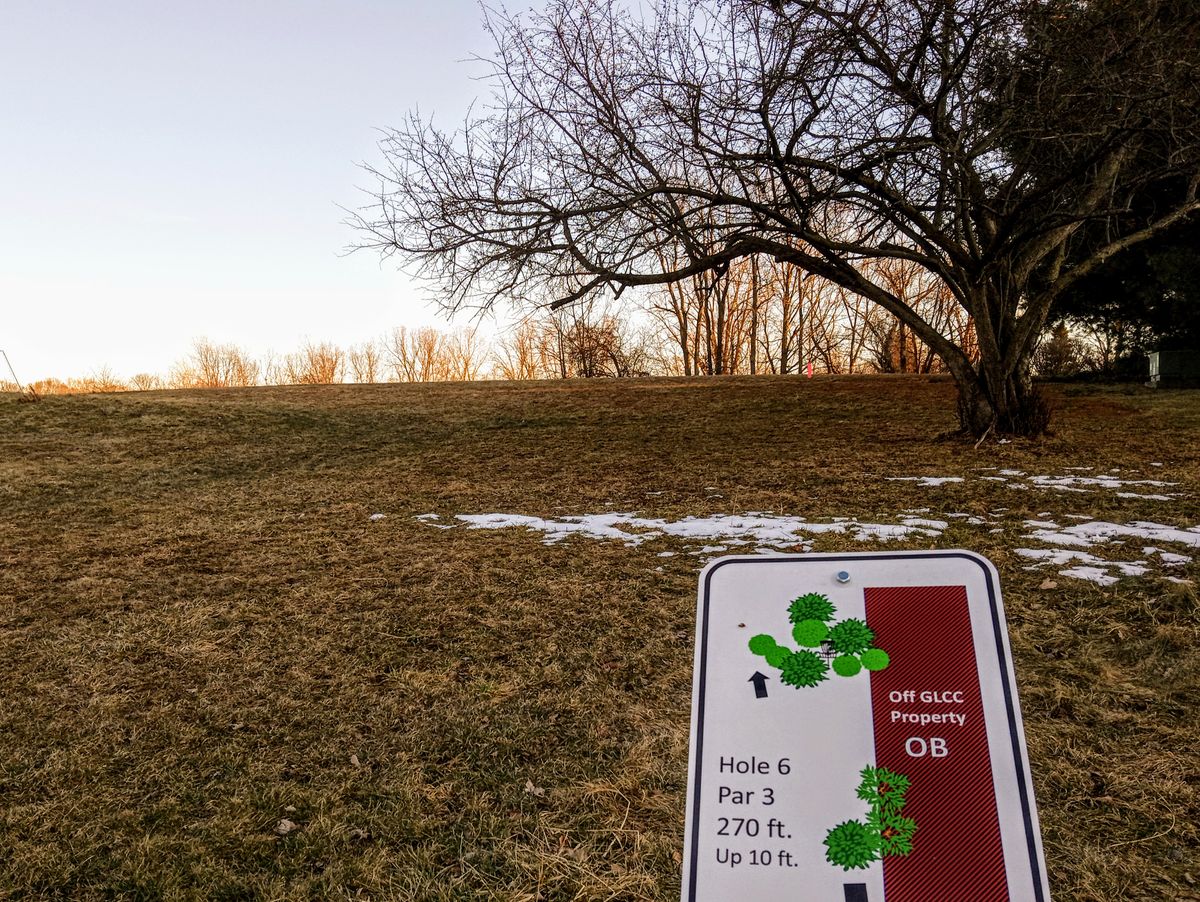 Hole 6 uphill