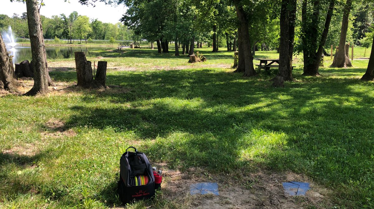 Hole 1 teeoff from blue tees