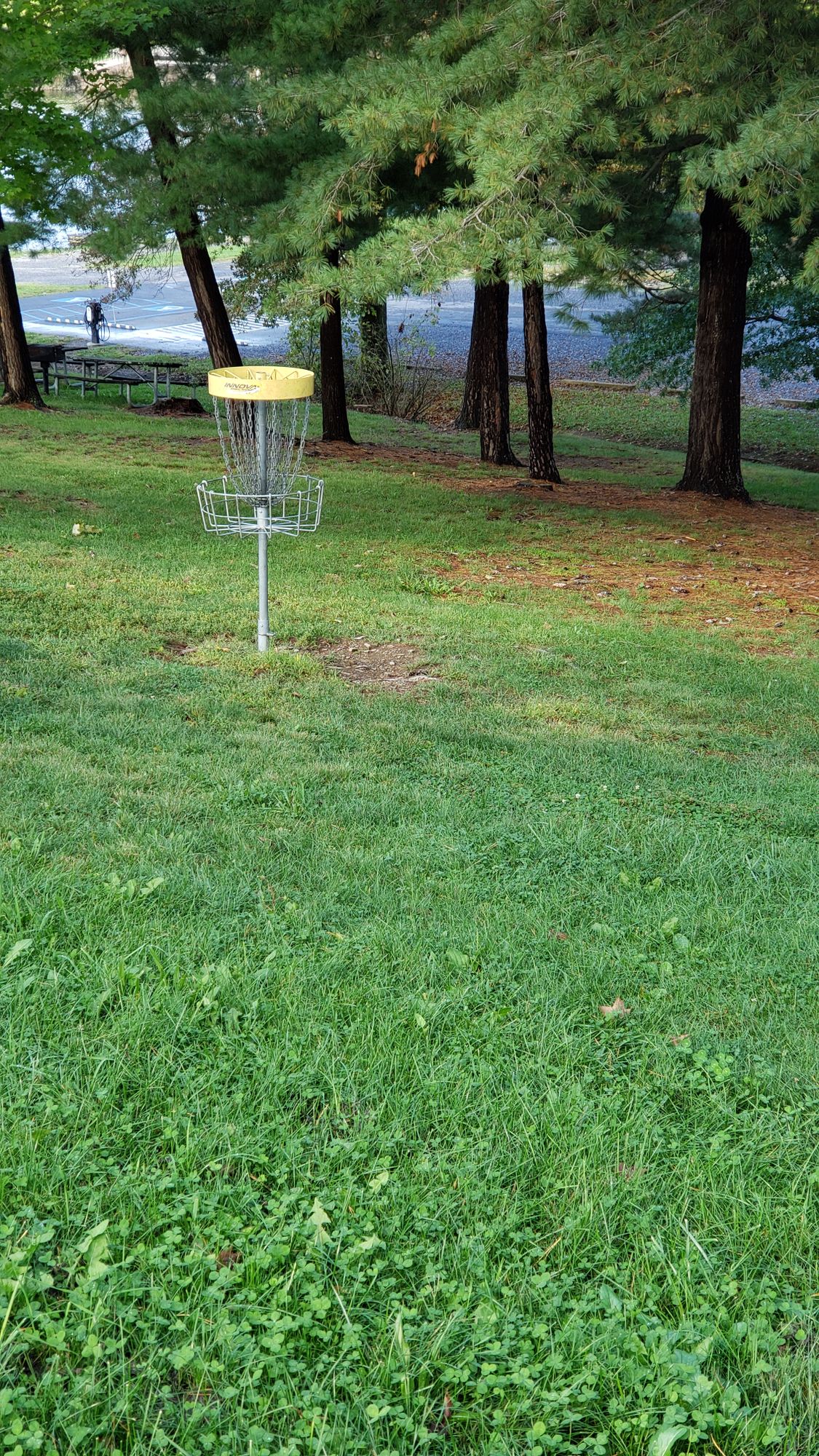 Hole 9 basket