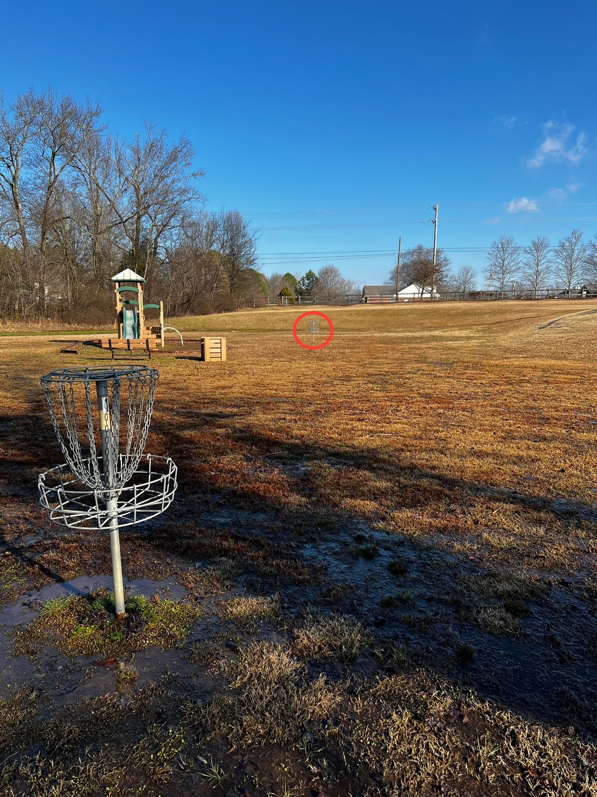 Hole 2 basket