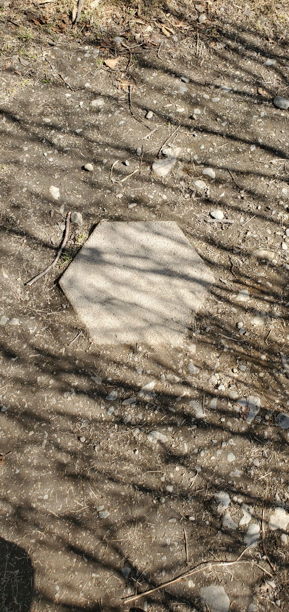 Original throwing "star", hexagon.