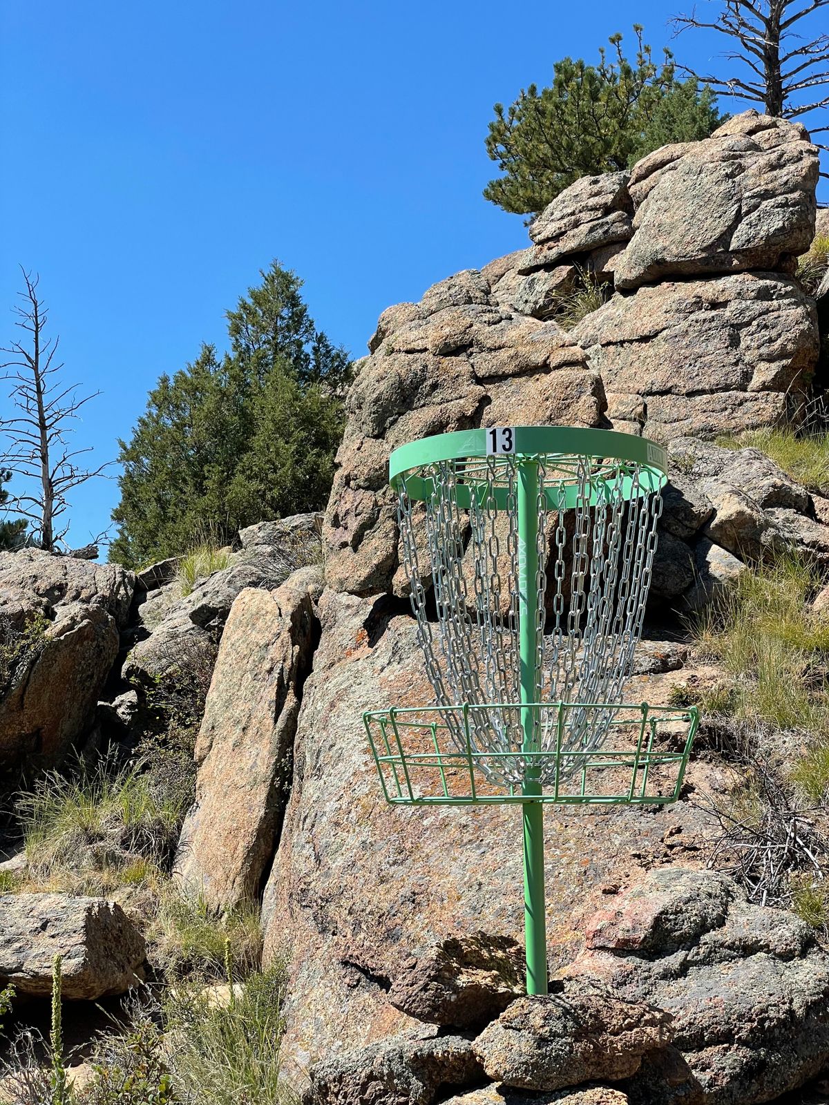 Hole 13 basket