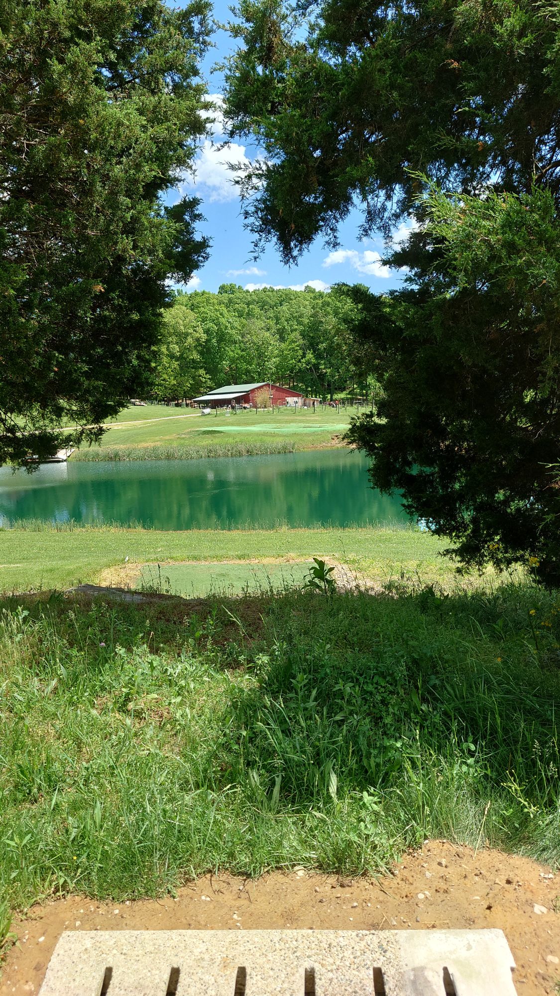 Hole 18 from the “bonus long” position. 