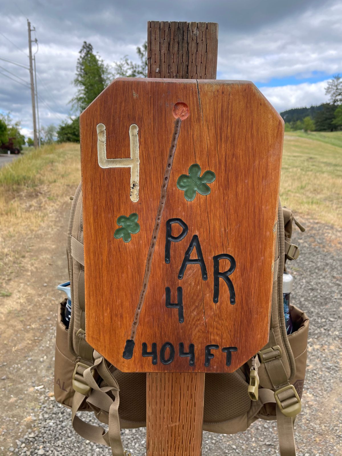 Hole 4 map.