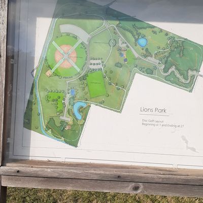 The Tee Signs and Baskets will be put together just as these 27 Holes are shown.