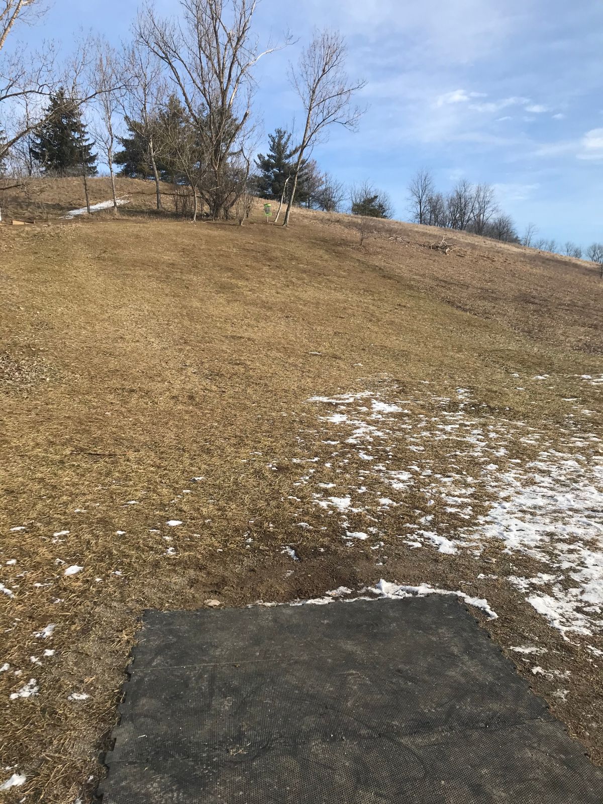 Hole 12 tee -  uphill hole