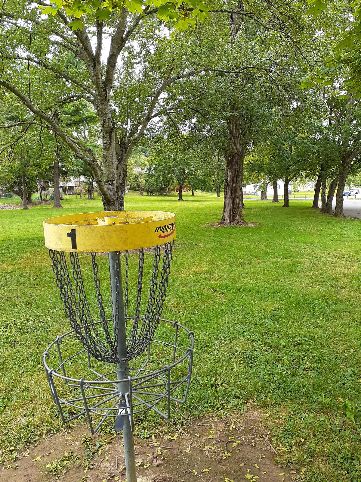 Hole 1 basket