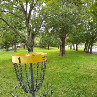 Hole 1 basket
