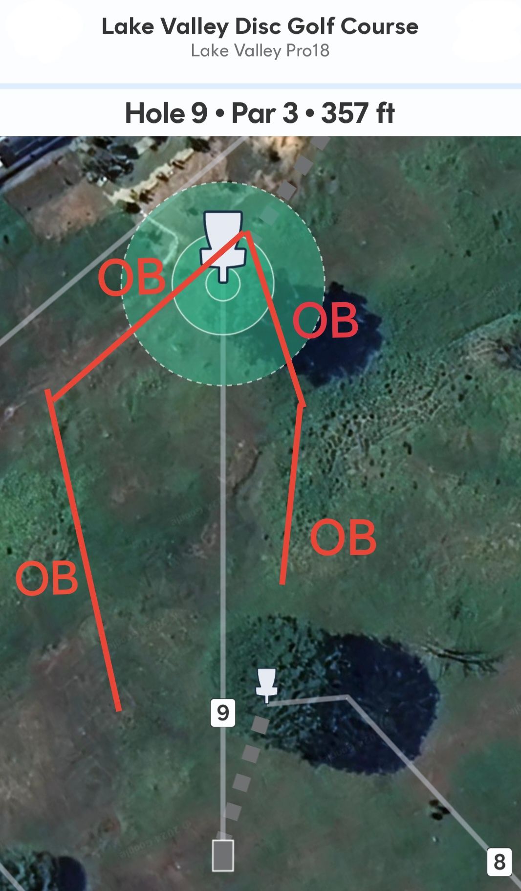OB left. OB long and OB right.
All OB marked with sticks.
