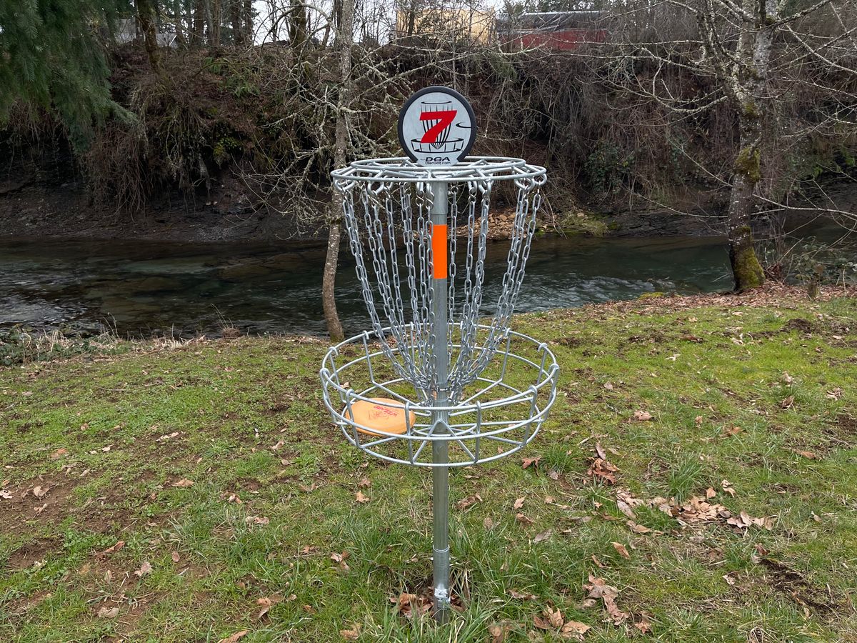 Basket 7 with the river in the background