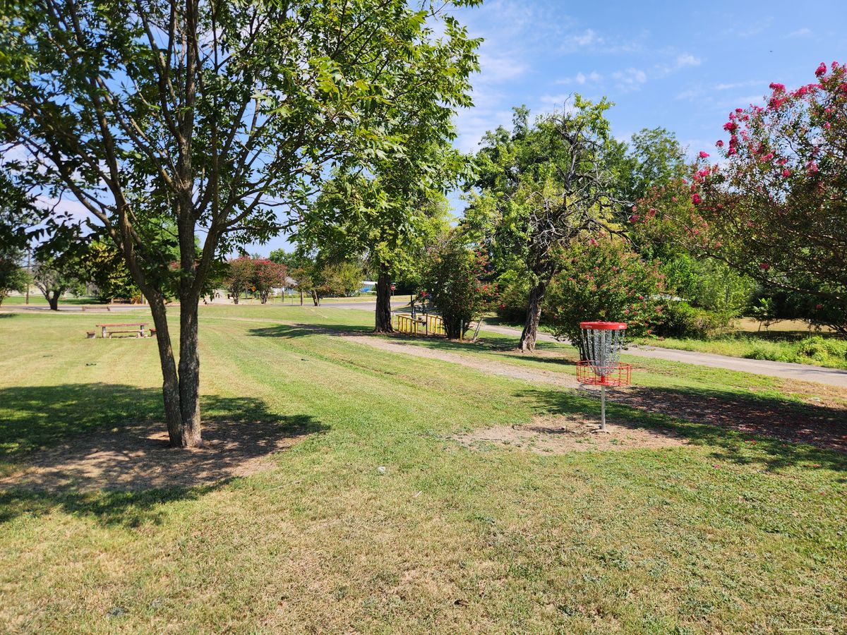 Hole 1 (only remaining basket as of Aug 2025)