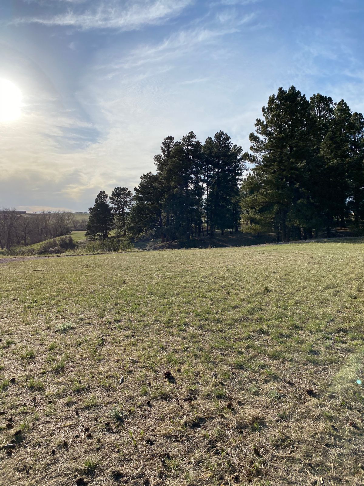 Approach shot on hole 10