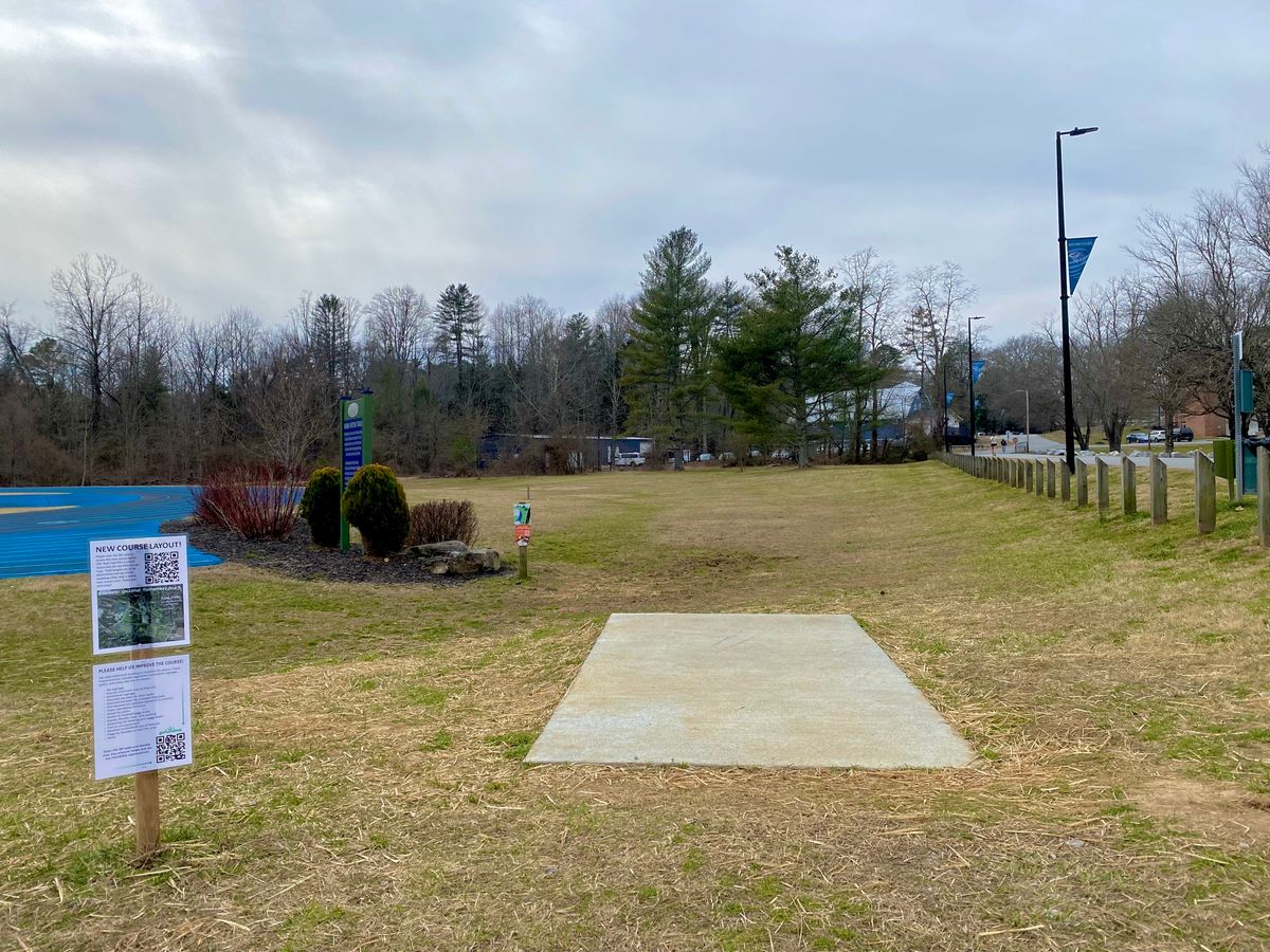 Hole 1’s white tee