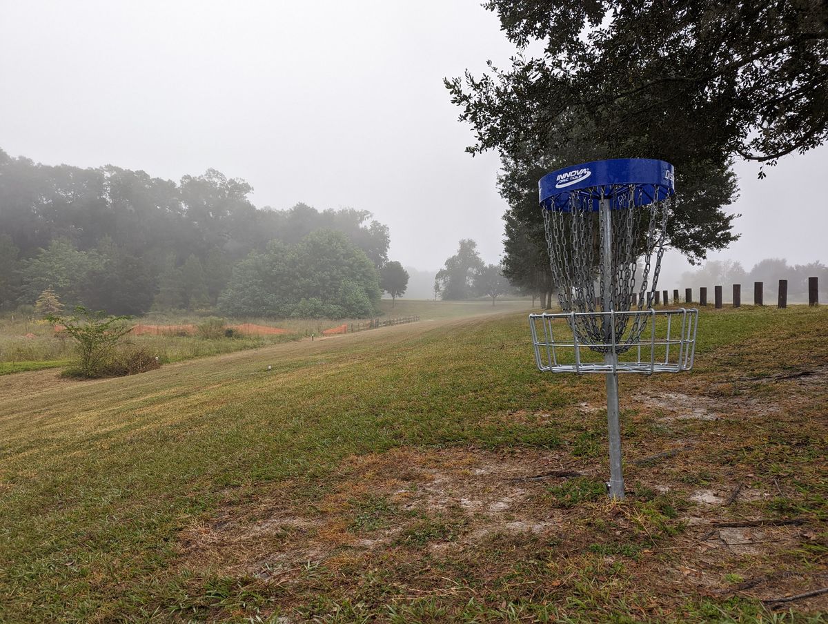 Hole 5 looking back to the tee.