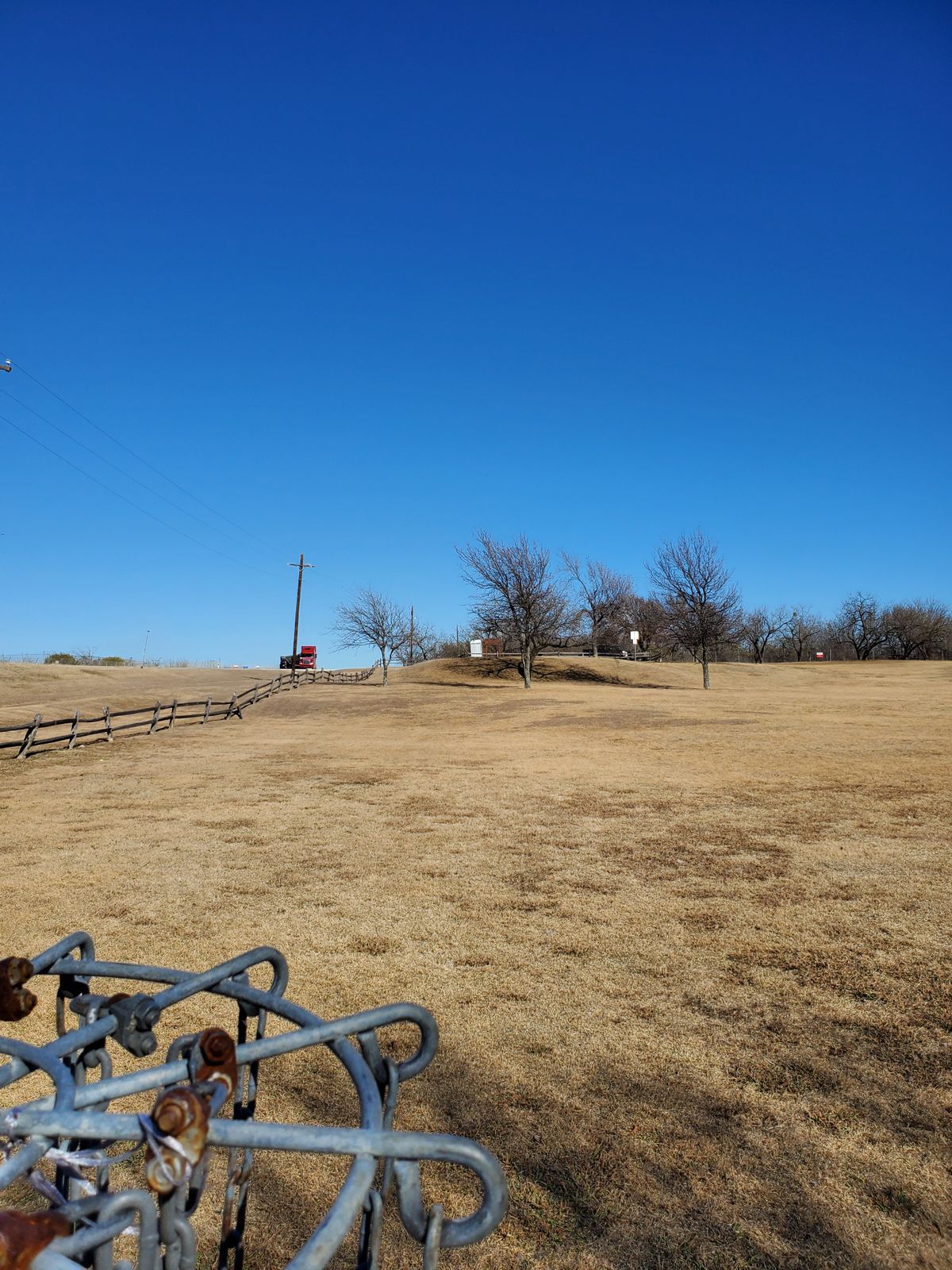 Taken from the basket of Hole 1 facing towards pad of Hole 1.