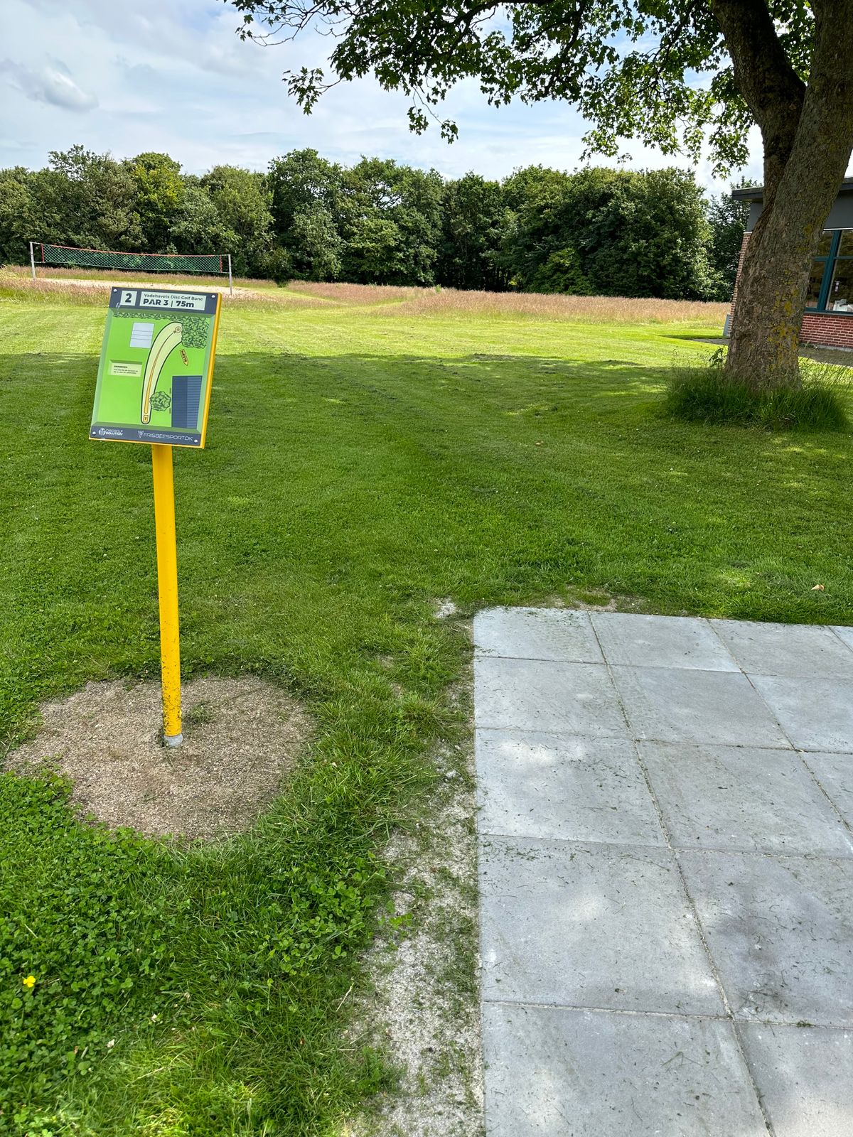 Tee pad at hole
