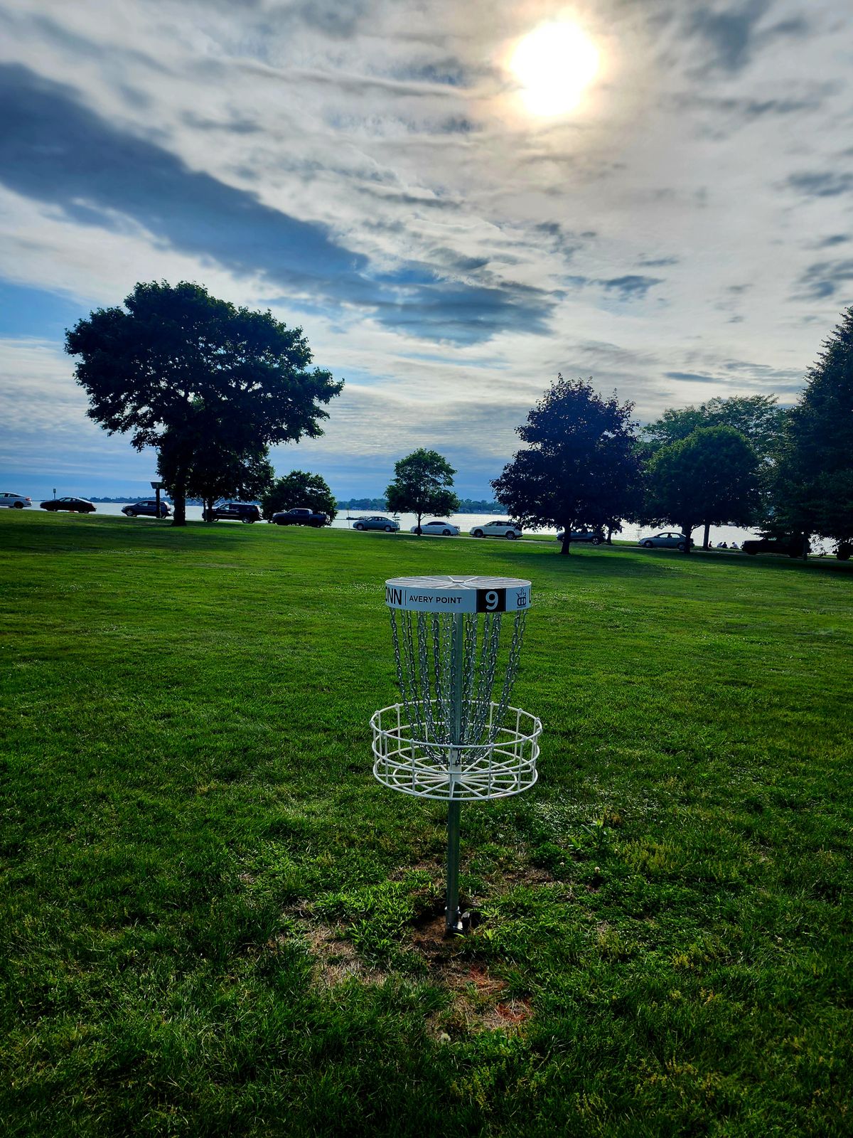 Hole 9 basket
