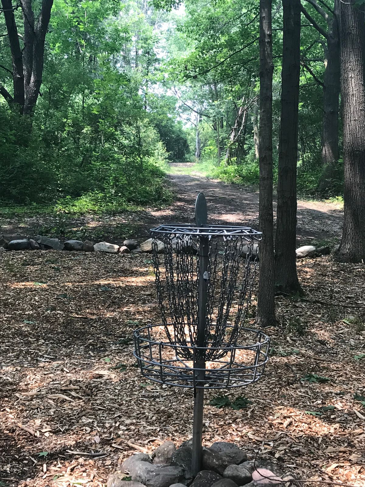 #16 island green. Looking back up towards the tee. Grizzly Oaks signature hole!
