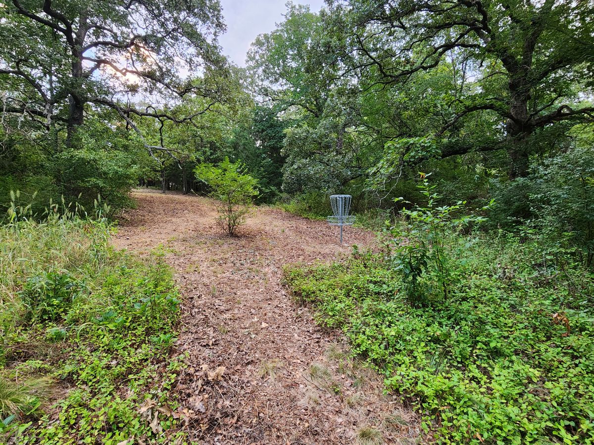 Behind hole 8