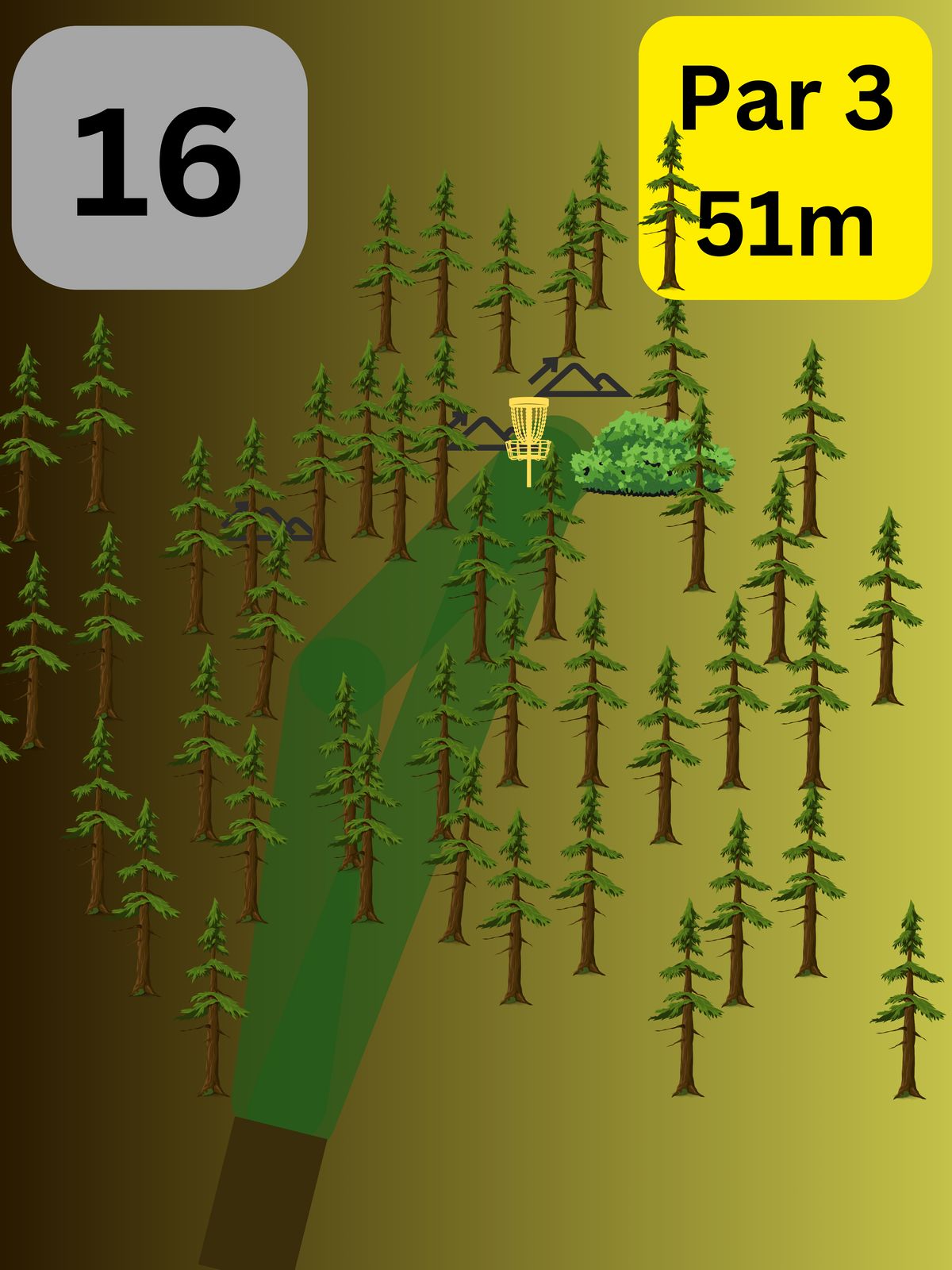 Teesign for hole 16