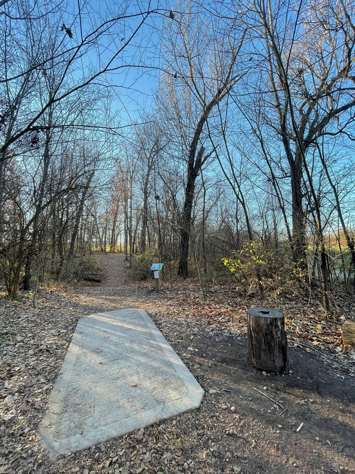 Hole 3 teepad